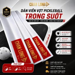 Dán Viền Vợt Pickleball Chan Long Trong Suốt Chính Hãng - Chống Trầy Xước, Chống Va Đập, Bảo Vệ Cạnh Vợt Bền Đẹp 2