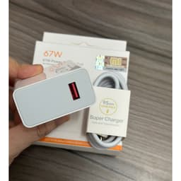 [Chuẩn MiTurbo] Bộ Sạc Siêu Nhanh 67W, 120W Chuẩn MiTubor Báo Thập Phân Pin, Full Box 7