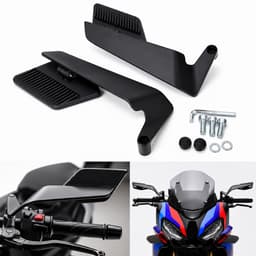 Gương cánh én v2 mặt kính xanh chống chói, gương chiếu hậu góc nhìn rộng siêu cao cấp 6