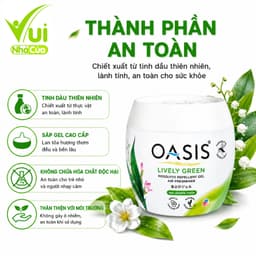 Sáp Thơm Đuổi Muỗi Oasis Khử Mùi Hôi Phòng GD22 - Lọ Sáp Thơm Phòng Đuổi Muỗi Khử Mùi Phòng 3
