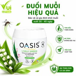 Sáp Thơm Đuổi Muỗi Oasis Khử Mùi Hôi Phòng GD22 - Lọ Sáp Thơm Phòng Đuổi Muỗi Khử Mùi Phòng 2