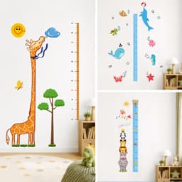Decal dán tường thước đo chiều cao cho bé, đã cắt rời hình chỉ cần bóc dán 1