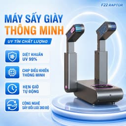 Máy Sấy Giày Khử Mùi Diệt Khuẩn Tia UV Thông Minh - Máy Sấy Khô Giày 48 Độ C Hẹn Giờ Tự Động Cao Cấp 1
