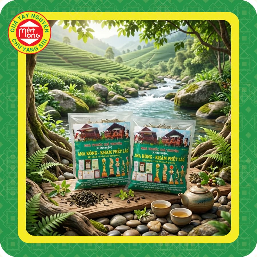 Thang AmaKong Khăm Phết Lào - Quà Tây Nguyên
