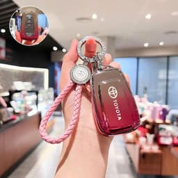 Ốp Chìa Khóa Toyota TPU Ombre Cao Cấp Dành Cho Camry 2019-2024 Corolla Cross Altis 2022-2024 -Bọc Chìa Khóa Chống Xước 8