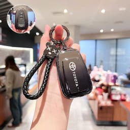 Ốp Chìa Khóa Toyota TPU Ombre Cao Cấp Dành Cho Camry 2019-2024 Corolla Cross Altis 2022-2024 -Bọc Chìa Khóa Chống Xước 5