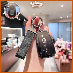 Ốp Chìa Khóa Toyota TPU Ombre Cao Cấp Dành Cho Camry 2019-2024 Corolla Cross Altis 2022-2024 -Bọc Chìa Khóa Chống Xước 1