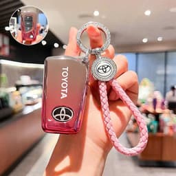 Ốp Khóa Ombre Toyota TPU Cao Cấp Phù Hợp Cho  Altis chìa bật Toyota Altis - Inova - Fortuner - Chống Xước Chống Va Đập 6