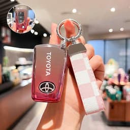 Ốp Khóa Ombre Toyota TPU Cao Cấp Phù Hợp Cho  Altis chìa bật Toyota Altis - Inova - Fortuner - Chống Xước Chống Va Đập 8