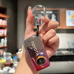 Ốp Khóa Ombre Toyota TPU Cao Cấp Phù Hợp Cho  Altis chìa bật Toyota Altis - Inova - Fortuner - Chống Xước Chống Va Đập 3