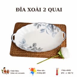 Bộ Tô Bát Chén Đĩa Sứ Họa Tiết Diệp Hồng Set Bát Đĩa Sứ Bát Tràng Bộ Bát Đĩa Cao Cấp M151 7