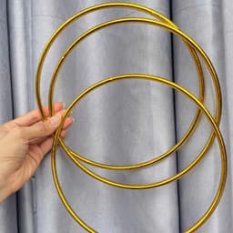 Bộ Vòng Tay, Vòng Cổ Dán Vàng ,Kiềng Vàng Khổng Lồ - Vòng Vàng Khổng Lồ Nhiều Tầng Tặng Đám Cưới, Trang Trí Tiệc, Đạo Cụ 8