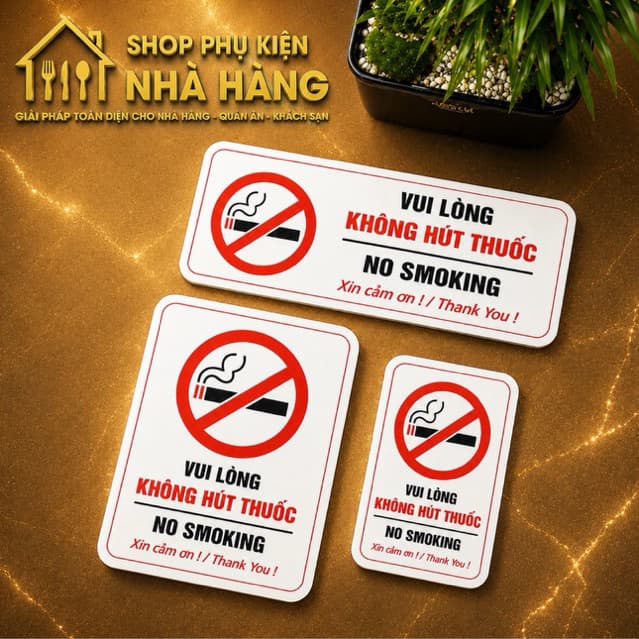 Biển Cấm Hút Thuốc Cao Cấp, Bảng Nhắc Nhở Không Hút Thuốc Chất Lượng Từ FORMEC.