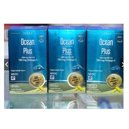 Ocean Plus Omega-3 Tinh Khiết Đậm Đặc ORZAX Nhập Khẩu Châu Âu Giúp Hỗ Trợ Não Bộ, Mắt, Tim Mạch 30 Viên<BUNBUN SHOP 2