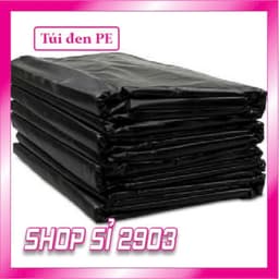 [ BỊCH 1KG] TÚI RÁC ĐEN CUỘN ( 3 CUỘN/BỊCH) -Túi đựng rác đen đủ size 6