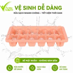 Khay Làm Đá Dẻo Cao Cấp 12 Ngăn Tiện Lợi GD345 - Vỉ Đá Nhựa Dẻo Cao Cấp Dễ Lấy Đá Không Nứt Gãy 5