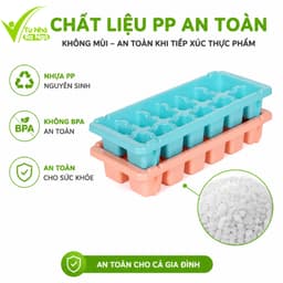Khay Làm Đá Dẻo Cao Cấp 12 Ngăn Tiện Lợi GD345 - Vỉ Đá Nhựa Dẻo Cao Cấp Dễ Lấy Đá Không Nứt Gãy 7