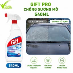 Nước Lau Kính Gift Chống Bám Bụi, Làm Sạch Kính Cửa GD347 - Nước Lau Kính Gift Pro Chống Mờ Sương 8
