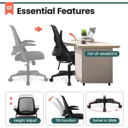 Ghế Lưng Lưới Văn Phòng Thiết Kế Công Thái Học HP-5001M 6