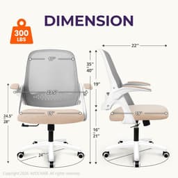 Ghế Lưng Lưới Văn Phòng Thiết Kế Công Thái Học HP-5001M-3X 7