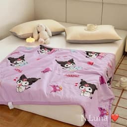 Chăn đũi cho bé hoạ tiết melody 5