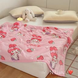 Chăn đũi cho bé hoạ tiết melody 4