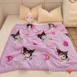 Chăn đũi cho bé hoạ tiết melody 7