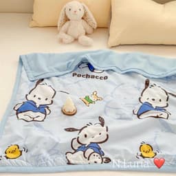 Chăn đũi cho bé hoạ tiết melody 8