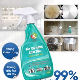 Chất Tẩy Nồi-Chảo KYTO HOME. Tẩy Nhà Bếp, Tẩy Cặn Dầu Mỡ Các Bề Mặt, Sạch Đẹp 4