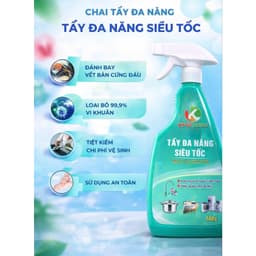 Chất Tẩy Nồi-Chảo KYTO HOME. Tẩy Nhà Bếp, Tẩy Cặn Dầu Mỡ Các Bề Mặt, Sạch Đẹp 2