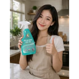 Chất Tẩy Nồi-Chảo KYTO HOME. Tẩy Nhà Bếp, Tẩy Cặn Dầu Mỡ Các Bề Mặt, Sạch Đẹp 9