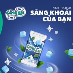 Kẹo Sing-Gum Cool Air Fresh Cube - Hương Chanh - Hương Bạc Hà 40g - HÀNG CHÍNH HÃNG 6