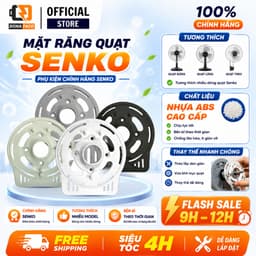 Mặt nạ nạ răng thay thế cho quạt Senko B4 B5 đủ màu bằng nhựa PVC chính hãng 1