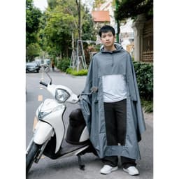 Áo mưa siêu nhẹ cao cấp KAIYO chất liệu Polyester chống nước tuyệt đối 2