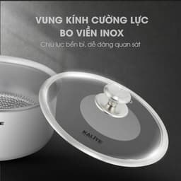 Bộ Nồi Chảo Inox Kalite Lumia KCS568, 6 Chi Tiết, Vật Liệu Inox 304 - 3 Lớp Liền Khối, Cán Rời, Vân Vảy Cá 6