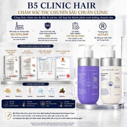 Cặp Gội & Xả Dưỡng Ẩm Phục Hồi Cho Tóc Khô Xơ B5 Clinic Hair Moisture & Boost Shine UITTLRY 500mlx2 9