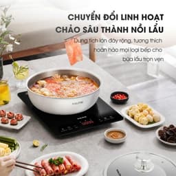 Bộ Nồi Chảo Inox Kalite Lumia KCS568, 6 Chi Tiết, Vật Liệu Inox 304 - 3 Lớp Liền Khối, Cán Rời, Vân Vảy Cá 8