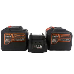 (Combo 2 Pin 20 Cell Tặng 1 Sạc) - Pin 20Cell THPRO Đèn Báo Dung Lượng Pin Chân Pin Phổ Thông m21-4cm 5