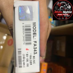 Má Phanh (Bố Thắng) Đĩa Sau FA343 Cho Xe Exciter 135/150/155, Raider, Satria, Sonic, FZ, TFX 2