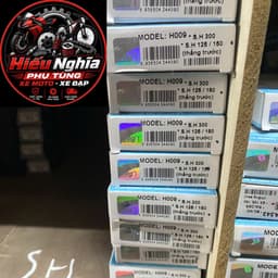 Má phanh, Bố thắng đĩa trước Mã H009, Lắp xe SH 125 - 150 - 300, không có ABS, heo dầu 3 biston 3