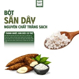 Bột Sắn Dây Nguyên Chất Nông Sản Vị Quê - Hũ 350g/500g - Tinh Bột Sắn Dây Tự Nhiên 2