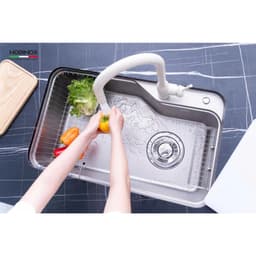 CHẬU RỬA BÁT 1 HỐ NOBINOX NOVA A182 | KÍCH THƯỚC 82 X 50CM | HÀNG CHÍNH HÃNG 8