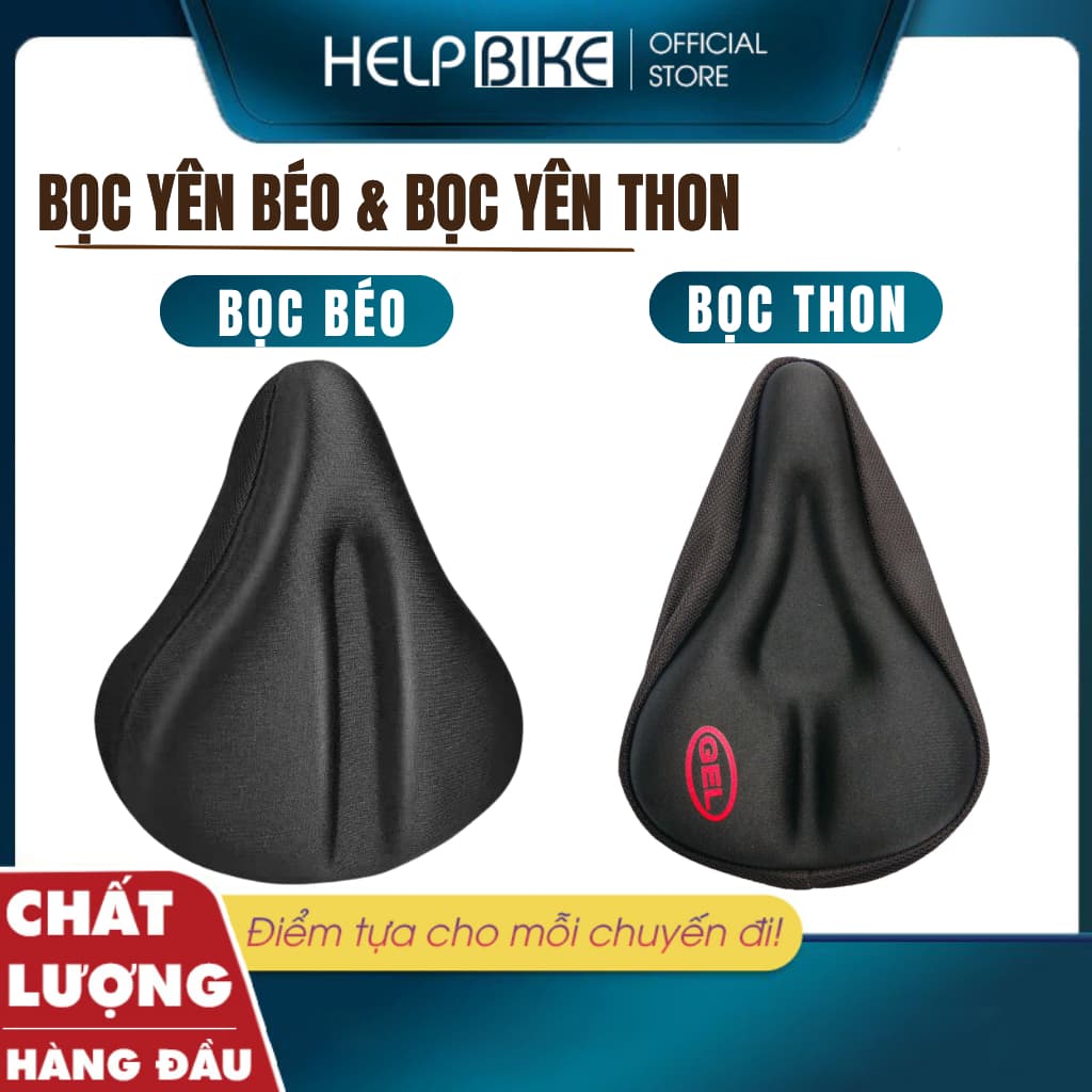 Bọc yên xe đạp thể thao siêu êm, Đệm lót yên Gel Silicol mềm giúp giảm đau khi đạp xe - BY03
