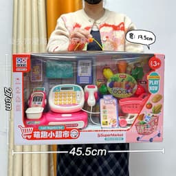 📦 BỘ ĐỒ CHƠI MÁY TÍNH TIỀN SIÊU THỊ CHO BÉ 7