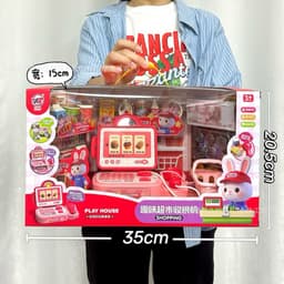 📦 BỘ ĐỒ CHƠI MÁY TÍNH TIỀN SIÊU THỊ CHO BÉ 5