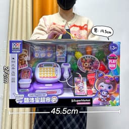 📦 BỘ ĐỒ CHƠI MÁY TÍNH TIỀN SIÊU THỊ CHO BÉ 6