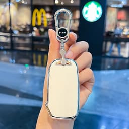 Ốp Chìa Khóa TPU Kia 3 Nút Sườn Dùng Cho Kia Cerato 2019,...- Bọc CHìa Khóa Ô Tô Chống Xước, Chống Bụi Bẩn KeyChill 3