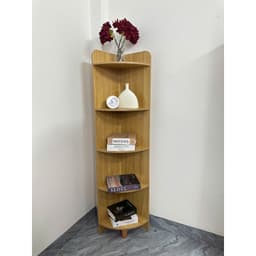 Kệ góc tường đa năng, Kệ góc gỗ trang trí nhà cửa cao cấp gỗ MDF phủ Melamine lắp ghép dễ dàng A50 2
