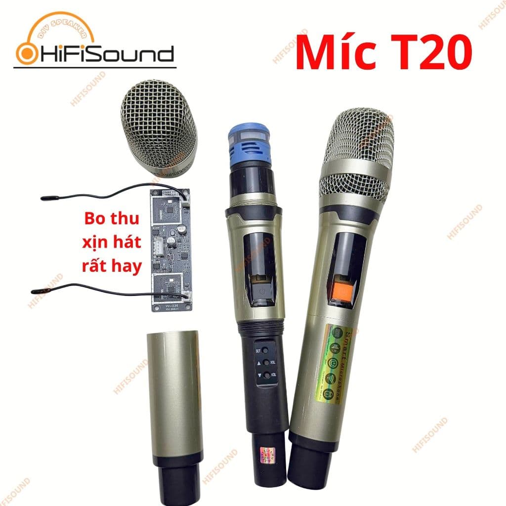 Micro loa kéo kèm bo, hút sóng xa, chống hú tốt, cầm nhẹ tay, hát nhẹ, míc hát, míc karaoke