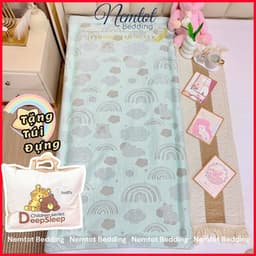 🆒NẰM MÁT🆒Bộ Nệm Gối Băng Lạnh Cao Cấp Cho Bé Mát Lạnh, Êm Ái, Tặng Kèm Túi Đựng -  Nemtot Bedding 7